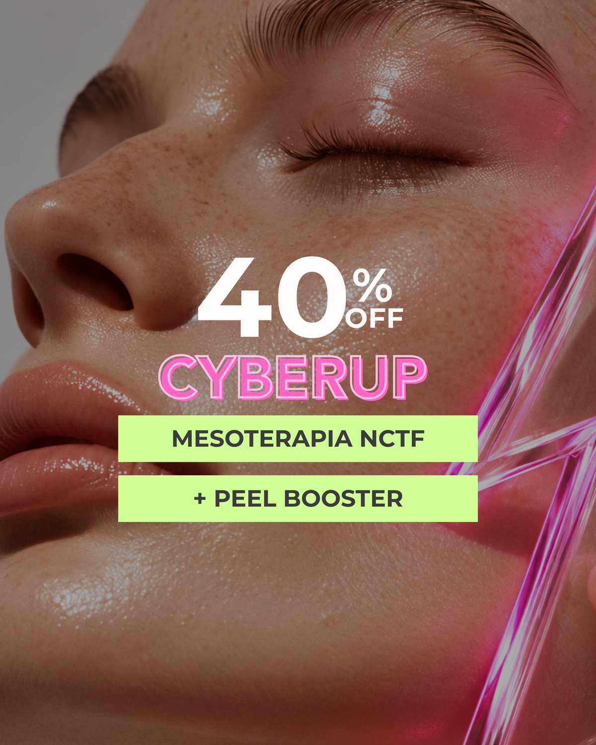 Mesoterapia NCTF Inyectable + Peel Booster: hidratación profunda, bioestimulación y renovación celular en una sola sesión