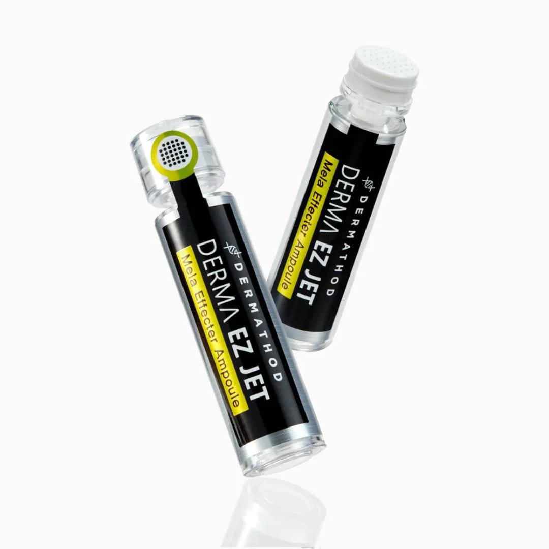 Dermathod DermaEZ Jet Mela Effector Ampoule - Tratamiento microneedle domiciliario para tratar la hiperpigmentación y mejorar la textura de la piel