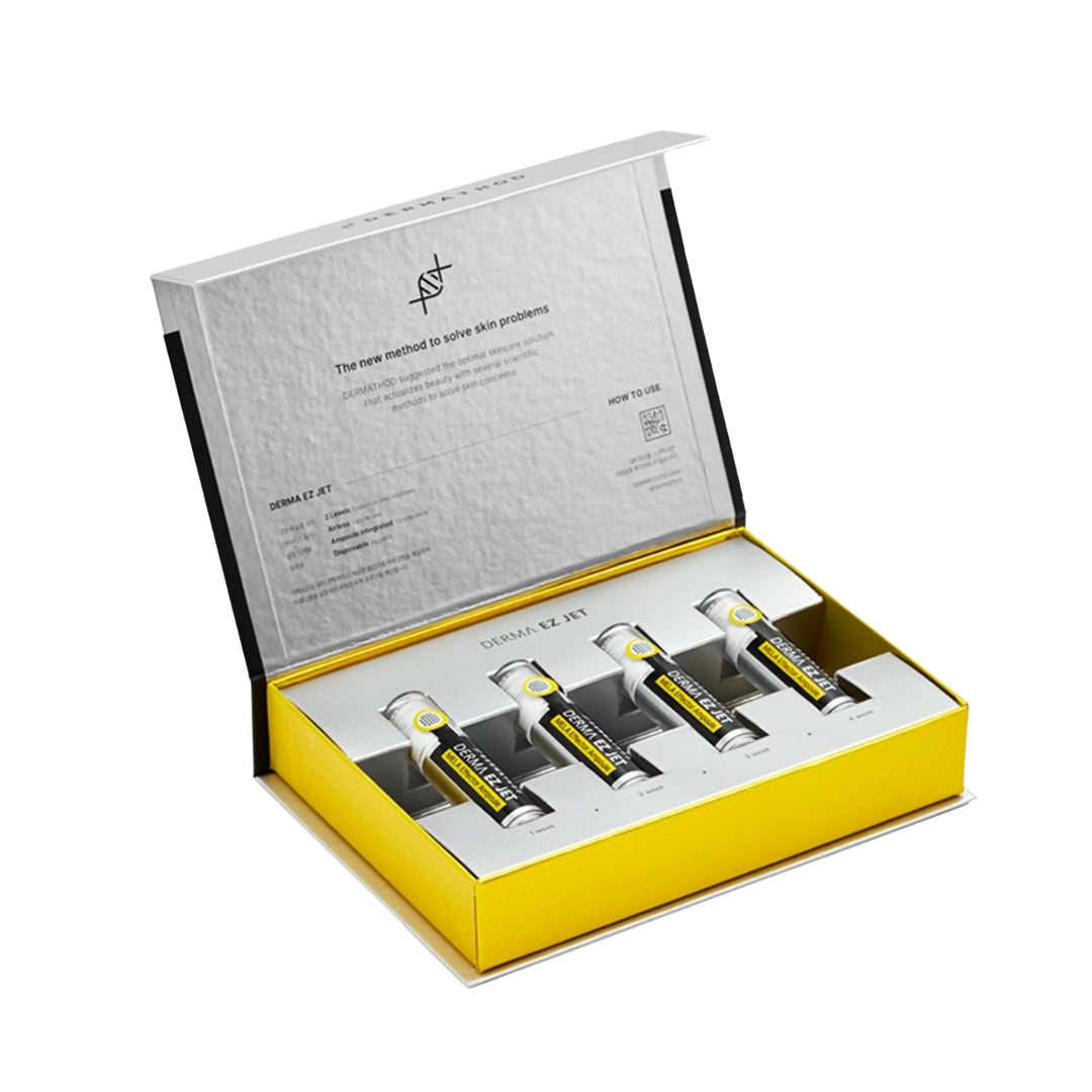 Dermathod DermaEZ Jet Mela Effector Ampoule - Tratamiento microneedle domiciliario para tratar la hiperpigmentación y mejorar la textura de la piel