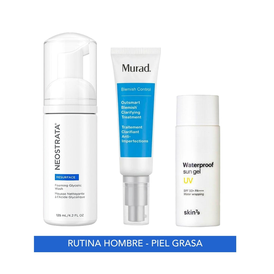 Rutina Completa para Hombre - Piel Grasa