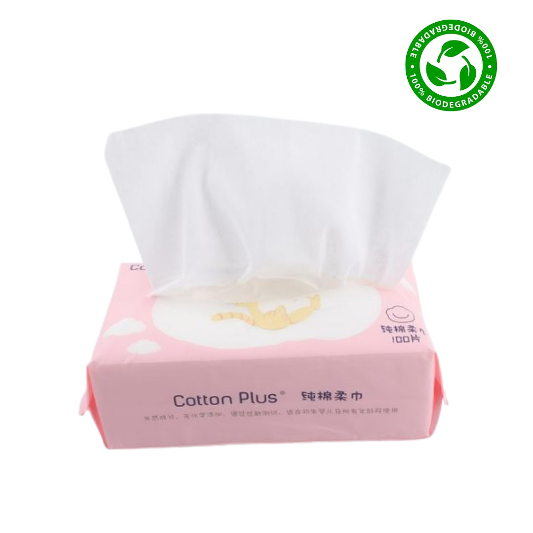 Toallitas Naturales Cotton Plus Todo Uso