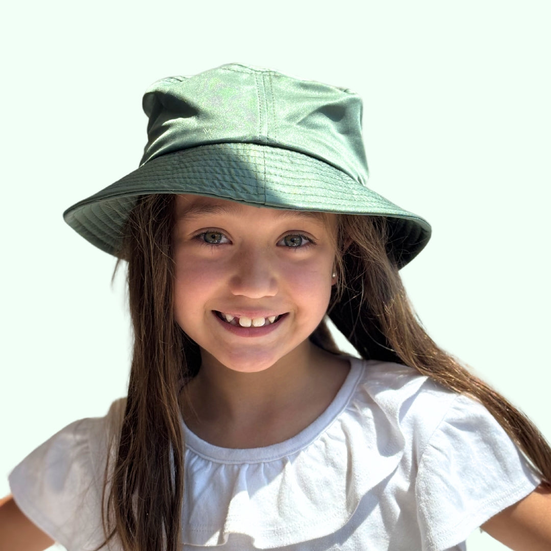 Sombrero Basic kids VERDE - Protección permanente FPU50+