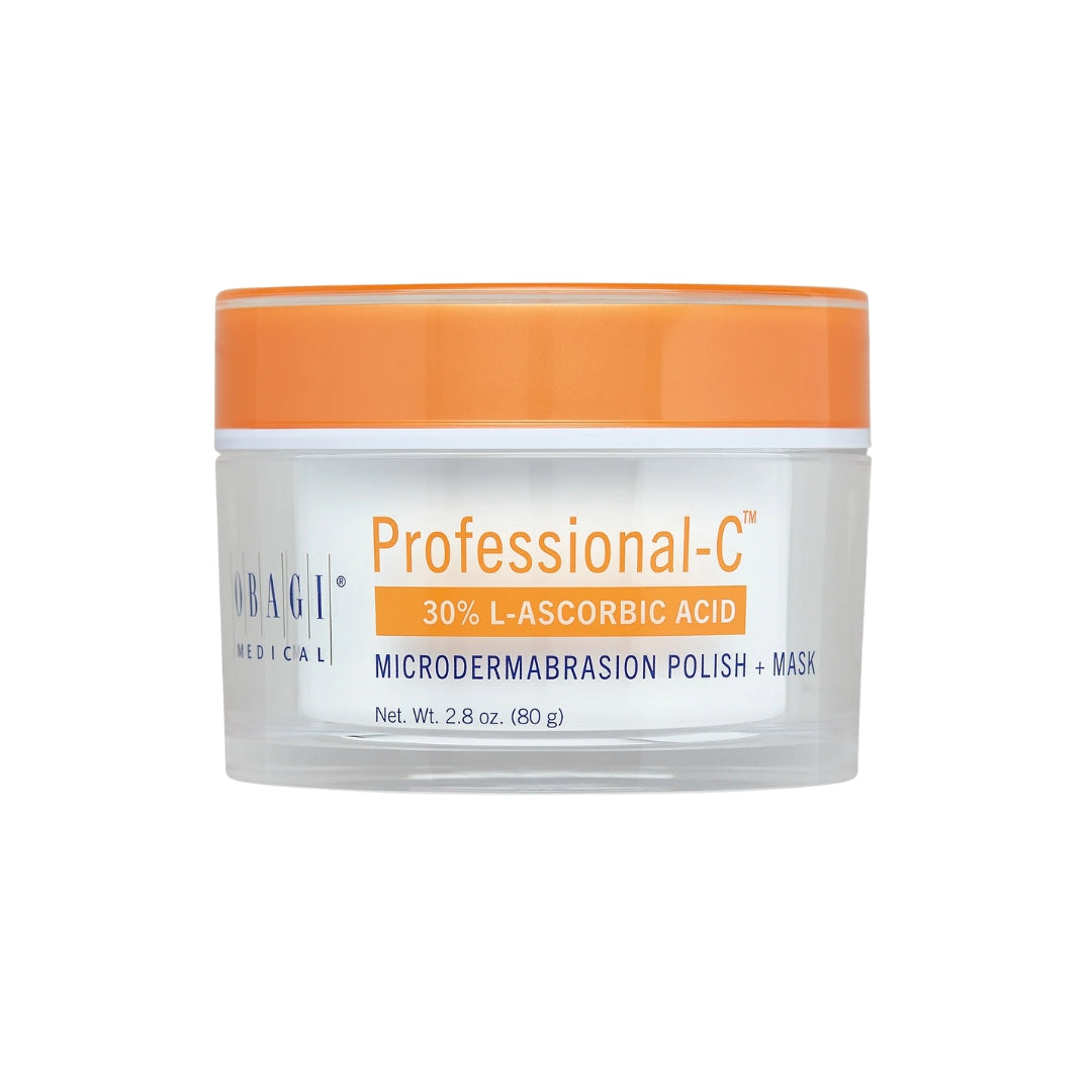 Professional-C Microdermoabrasion Polish + Mascarilla - Mascarilla facial de vitamina C de doble acción