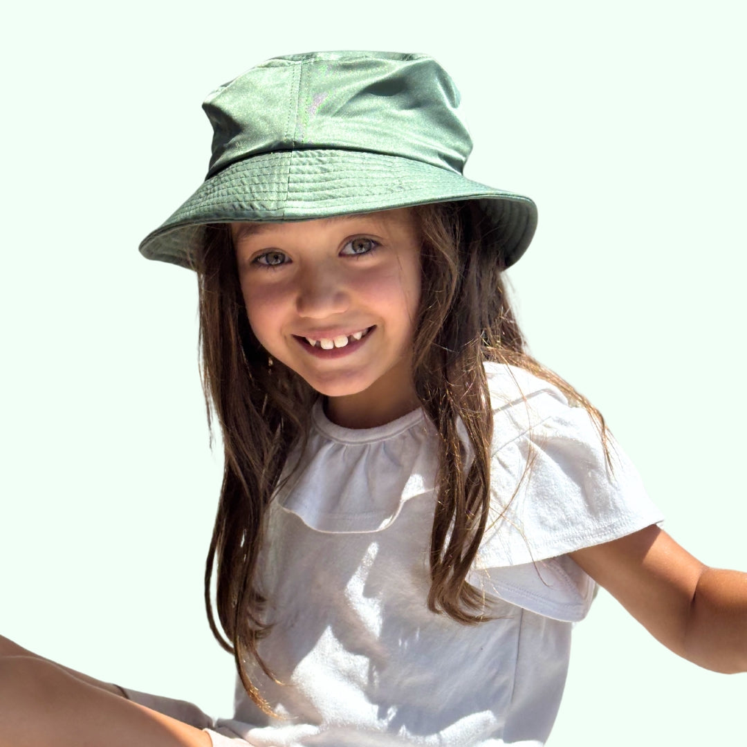 Sombrero Basic kids VERDE - Protección permanente FPU50+