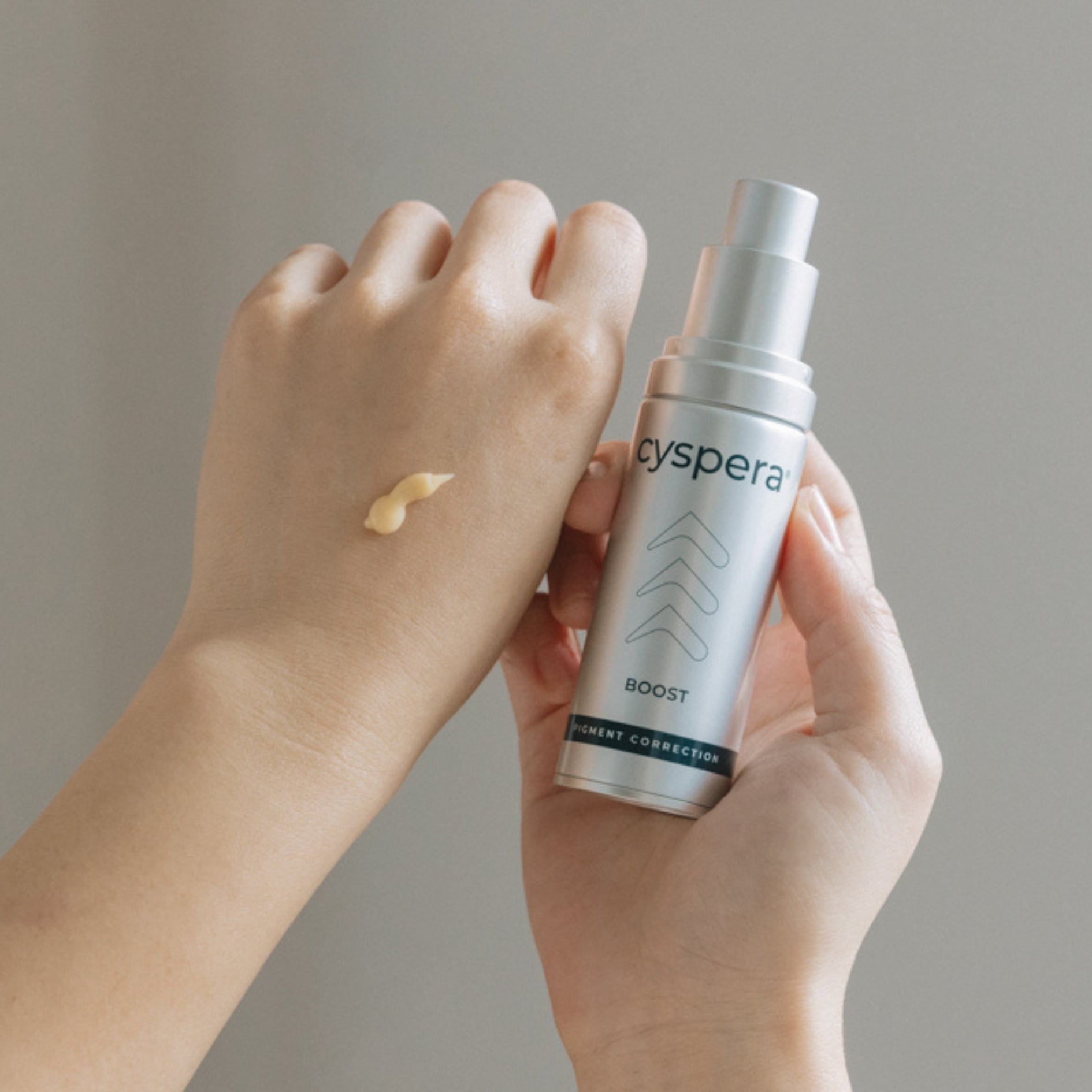 Cyspera Boost - Paso 3 del tratamiento Cyspera o por si sólo como serum antimanchas y antiarrugas
