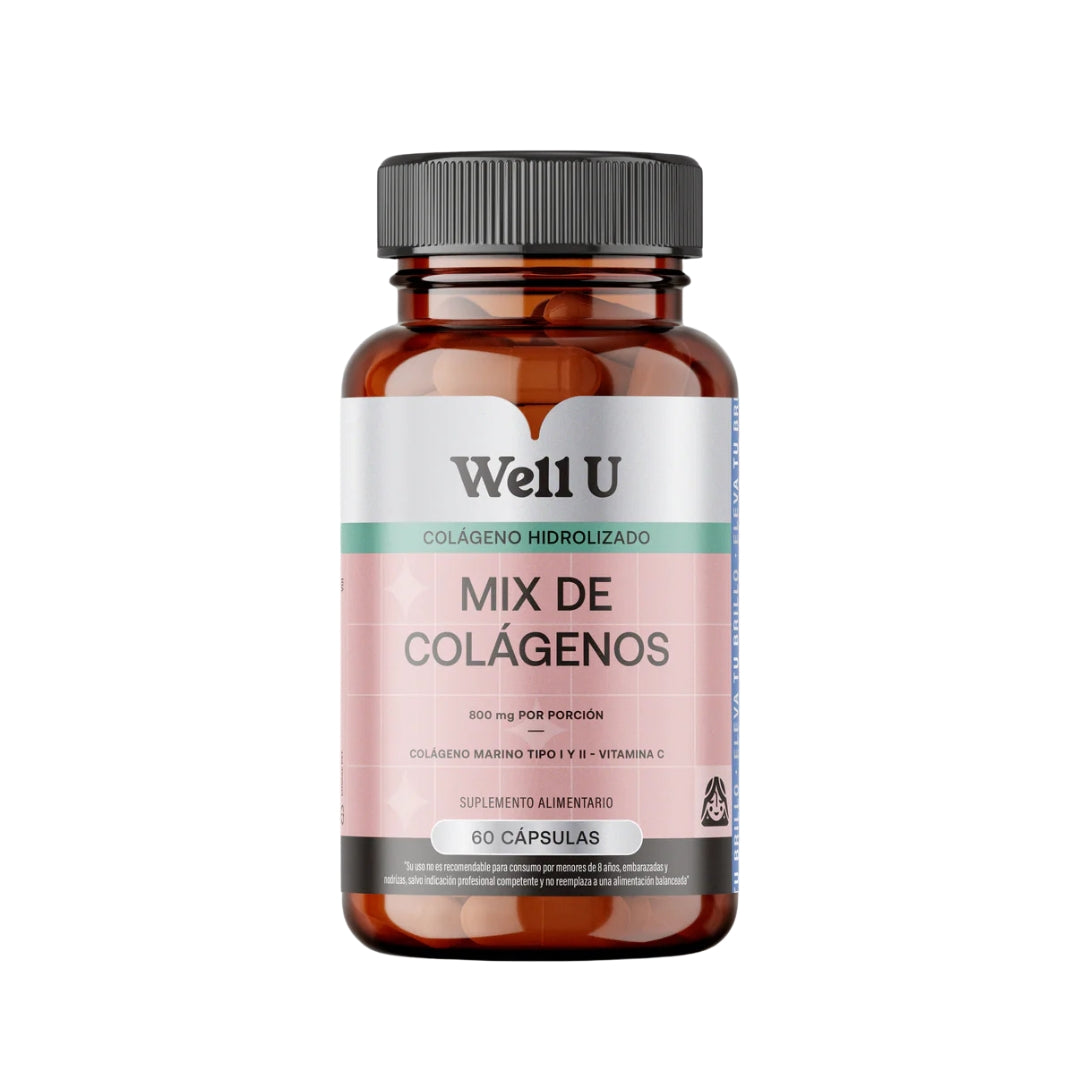 Mix de Colágenos Hidrolizados - Suplemento Alimentario para fortalecer tu piel, huesos, articulaciones y cartílagos desde adentro