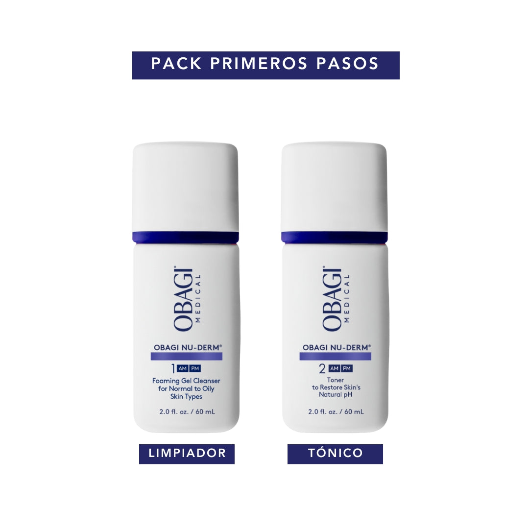Pack de Limpieza Travel Size Obagi – Limpiador & Tónico 60mL todo tipo de piel