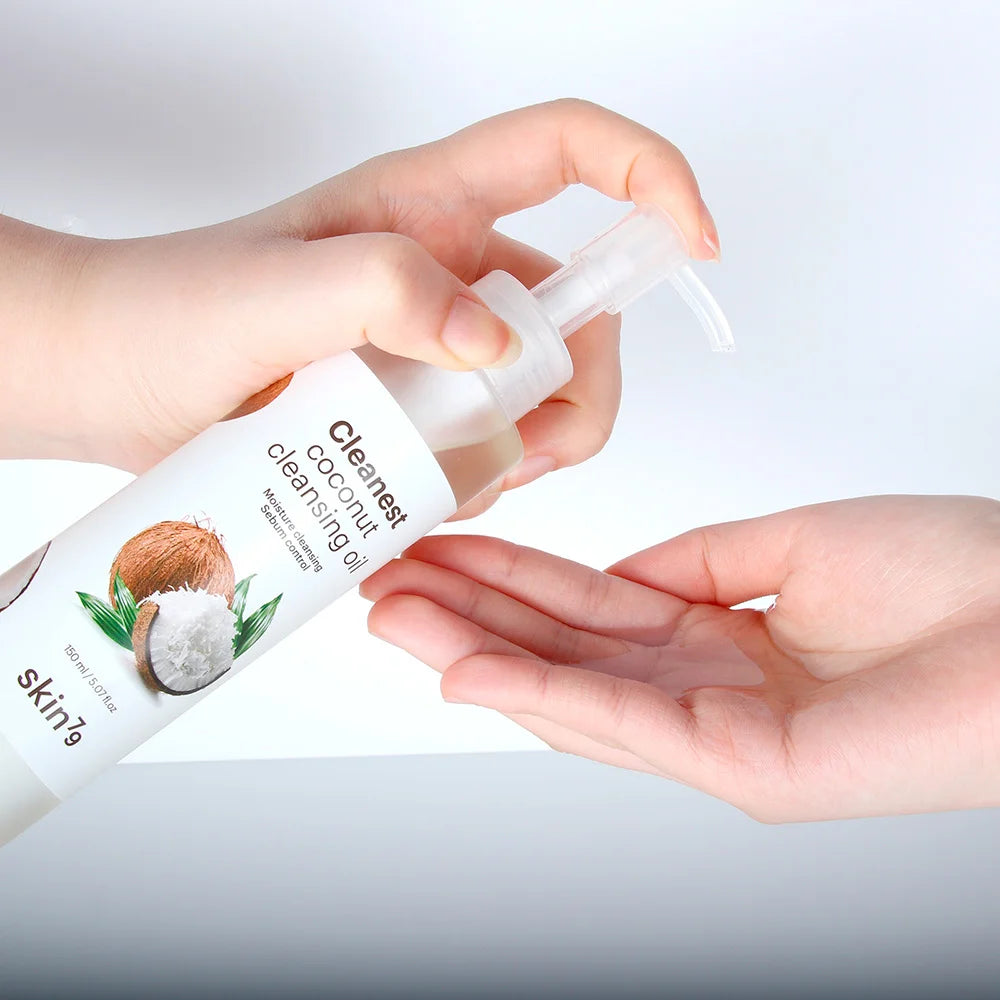 Cleanest Coconut Cleansing Oil - Limpiador facial de base oleosa | Limpia y retira maquillaje
