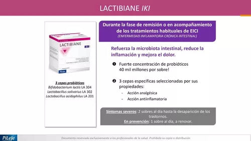 Lactibiane IKI - Alta concentración de probióticos para enfermedades inflamatorias intestinales