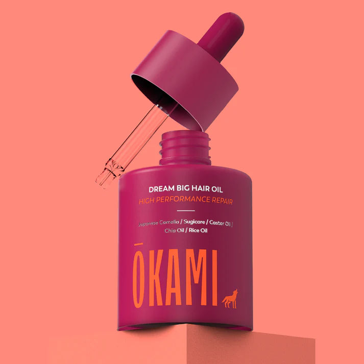 Hair Oil Dream Big Paso 3- Aceite de pelo Protege el Cabello del Calor, Repara Puntas Partidas y Aporta Brillo e Hidratación