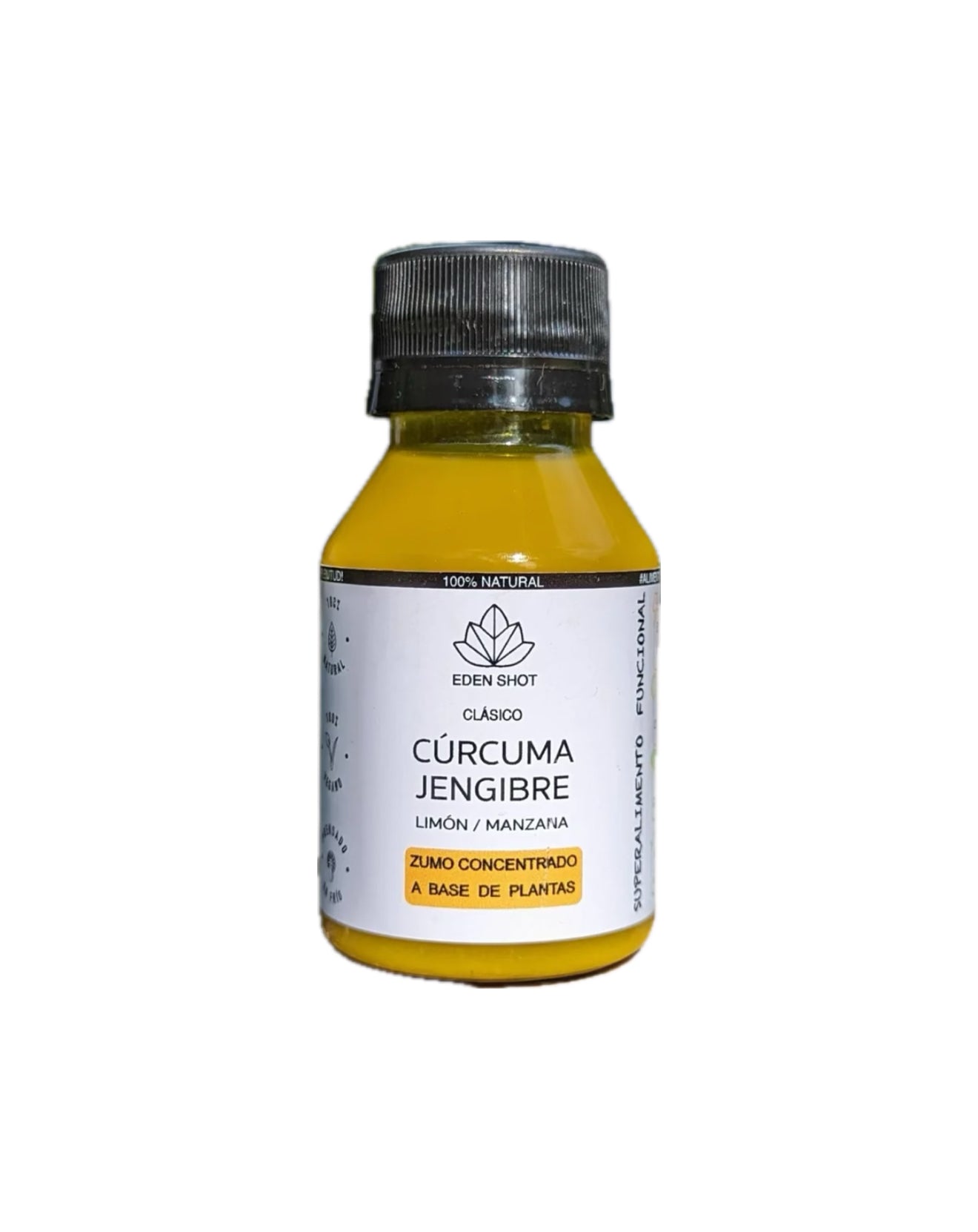 Eden Shots 1 UNIDAD - Shots naturales antiinflamatorios, mejora defensas, energizantes y revitalizantes / 3 fórmulas naturales