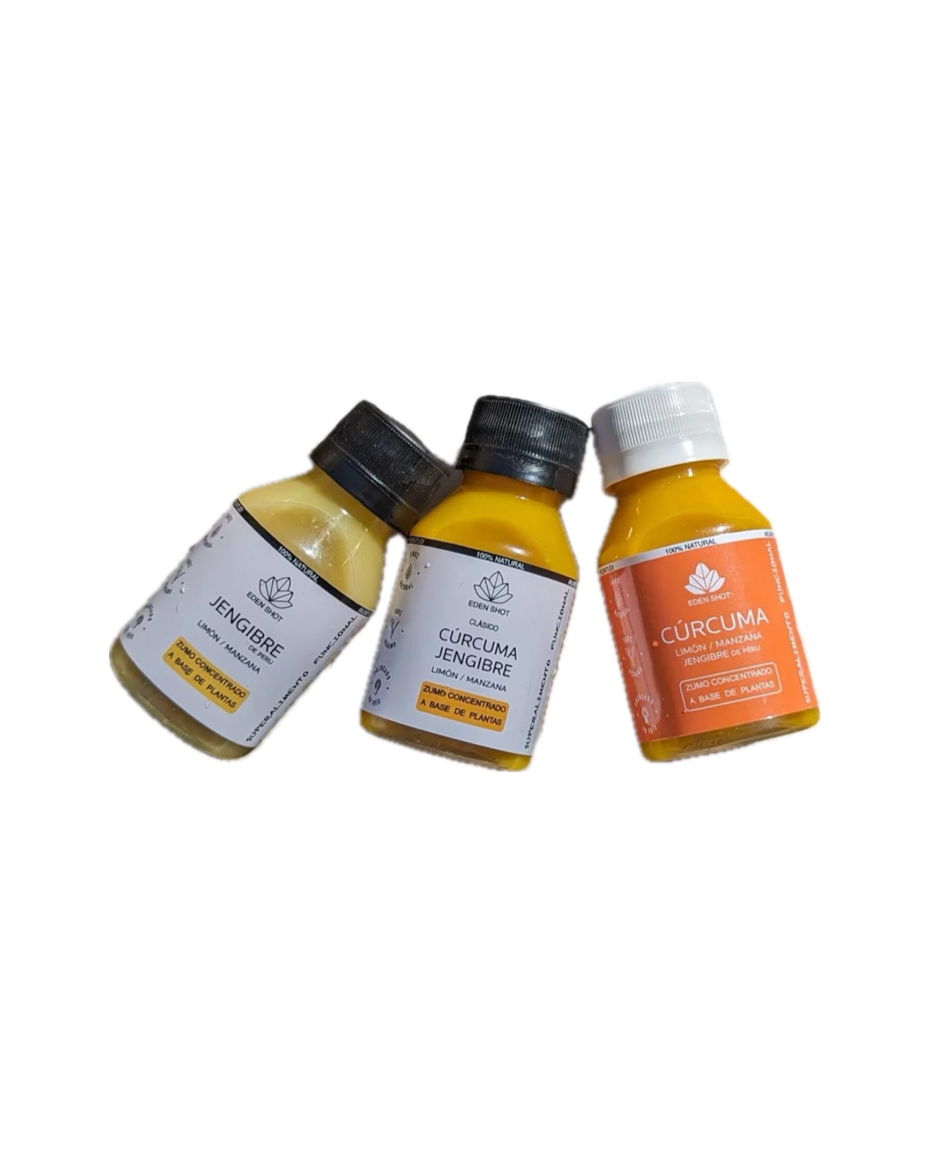 Pack Eden Shot MIX 20 Unidades - Shots naturales antiinflamatorios, mejora defensas, energizantes y revitalizantes