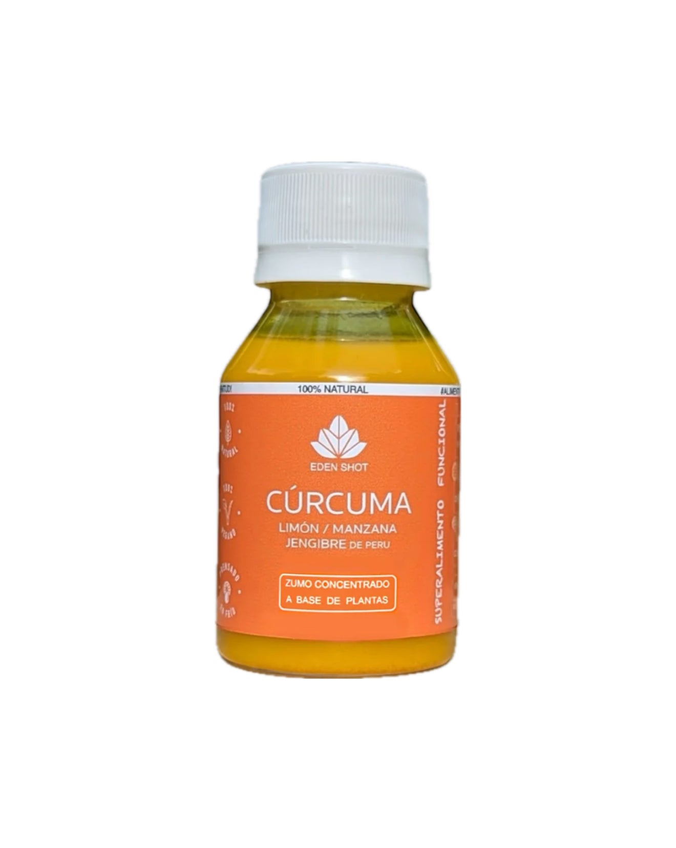 Eden Shots 1 UNIDAD - Shots naturales antiinflamatorios, mejora defensas, energizantes y revitalizantes / 3 fórmulas naturales