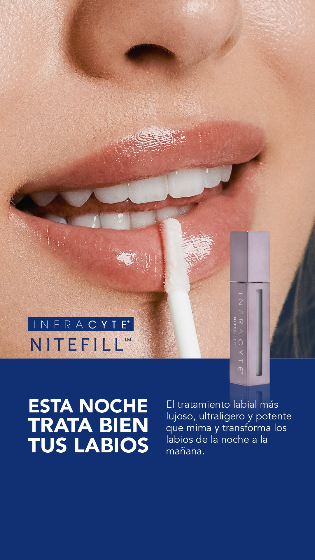 Pack Tratamiento hidratación y antiarrugas de Labios DÍA Y NOCHE Infracyte