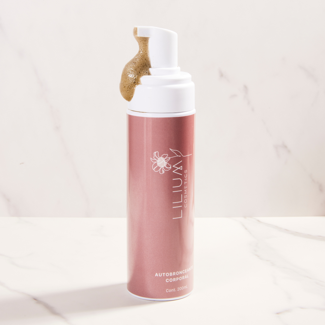 Lilium Autobronceante Facial y Corporal hidratante todo tipo de piel incluso sensible con antioxidantes y vitamina E- Tono universal