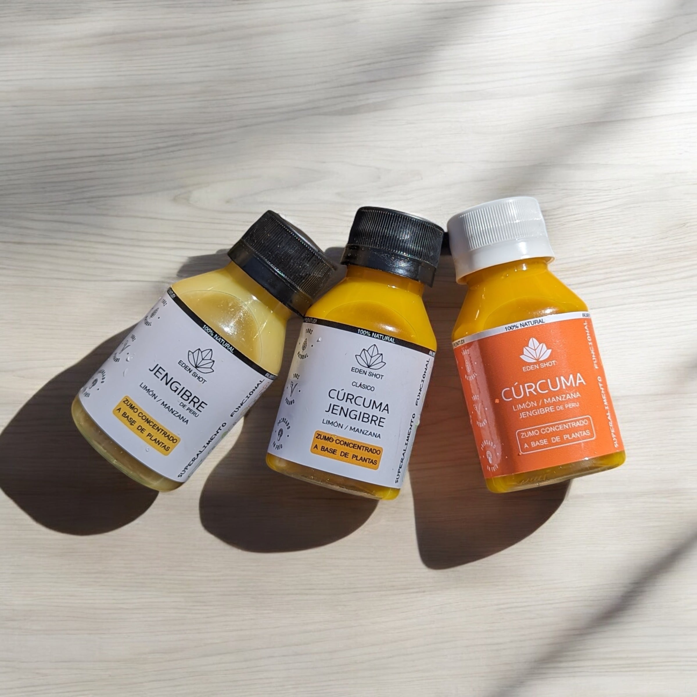 Pack Eden Shot MIX 20 Unidades - Shots naturales antiinflamatorios, mejora defensas, energizantes y revitalizantes