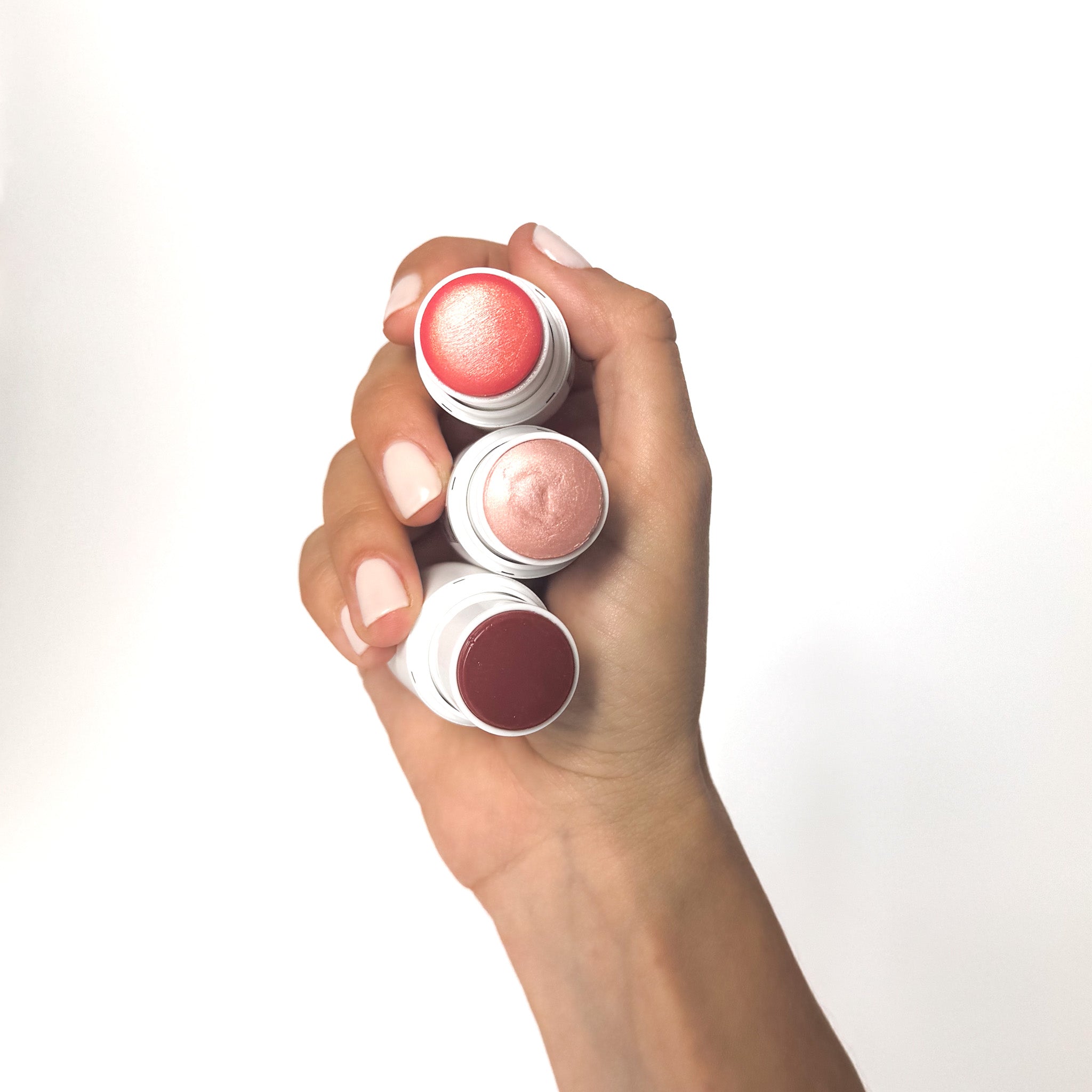 Bloom Stick Iluminador Multiuso en barra con Color - Ojos, Pómulo y Labios en Barra / 3 colores
