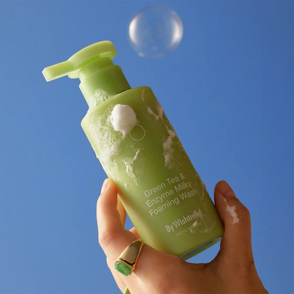 Green Tea & Enzyme Milky Foaming Wash / Limpiador Lechoso Té Verde