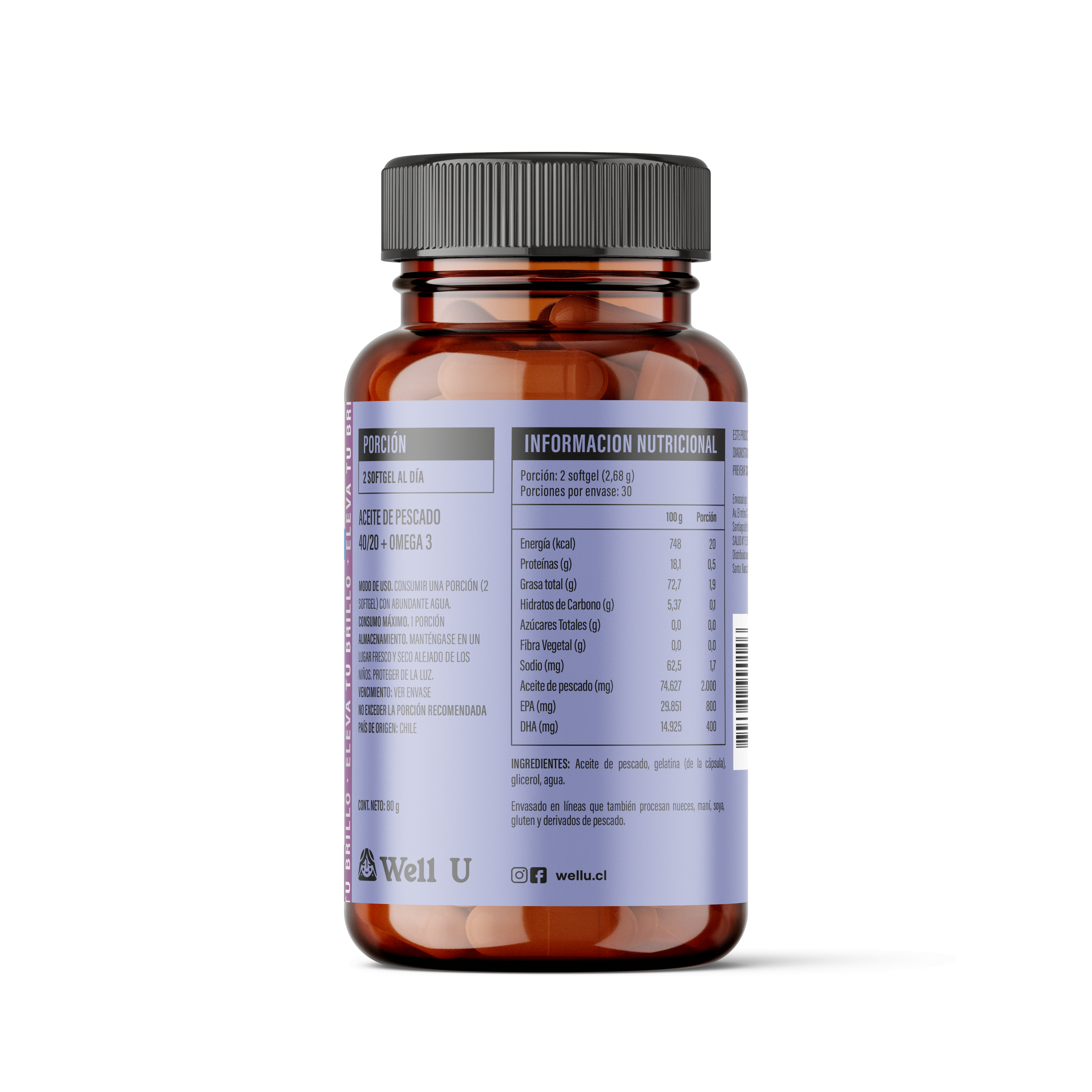 Omega Premium Cápsulas 1200mg - Aceite de Pescado, OMEGA 3 (EPA/DHA)