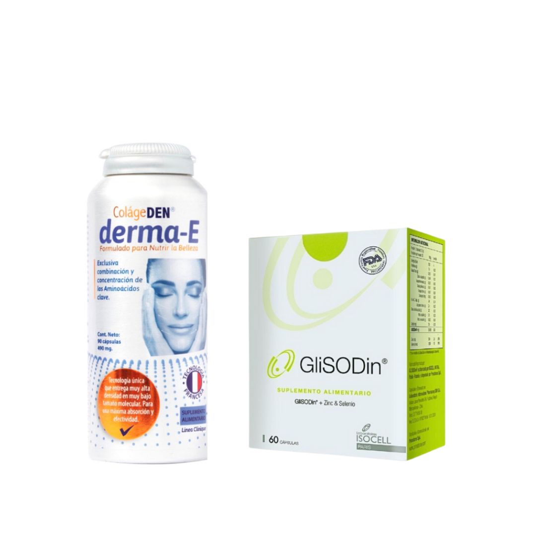 Pack Verde: Cuídate desde adentro / ANTIOXIDANTE AL DESAYUNO Y COLÁGENO HIDROLIZADO ANTES DE DORMIR