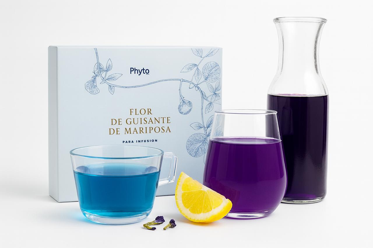 PhytoTea - Infusión antioxidante que calma, mejora la concentración, fortalece piel y cabello y favorece la digestión