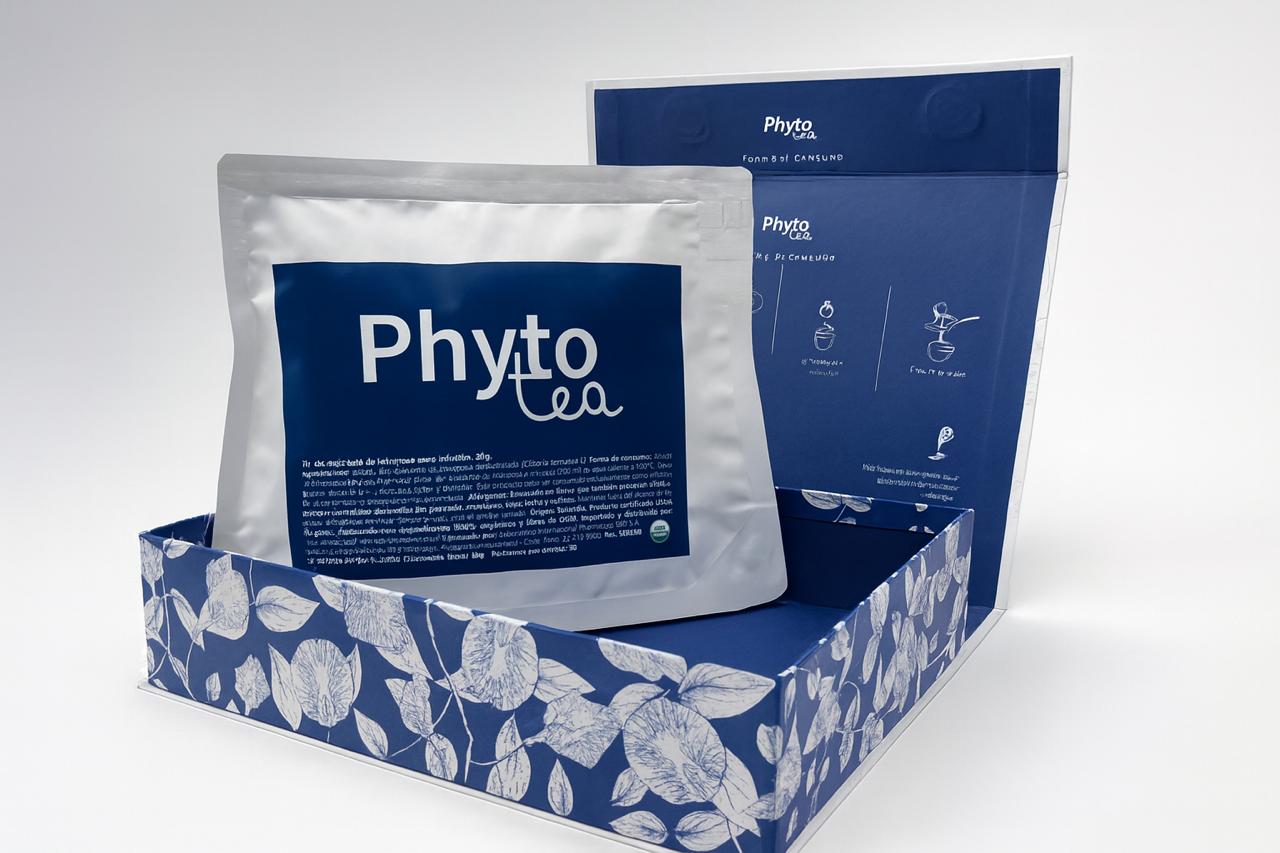 PhytoTea - Infusión antioxidante que calma, mejora la concentración, fortalece piel y cabello y favorece la digestión