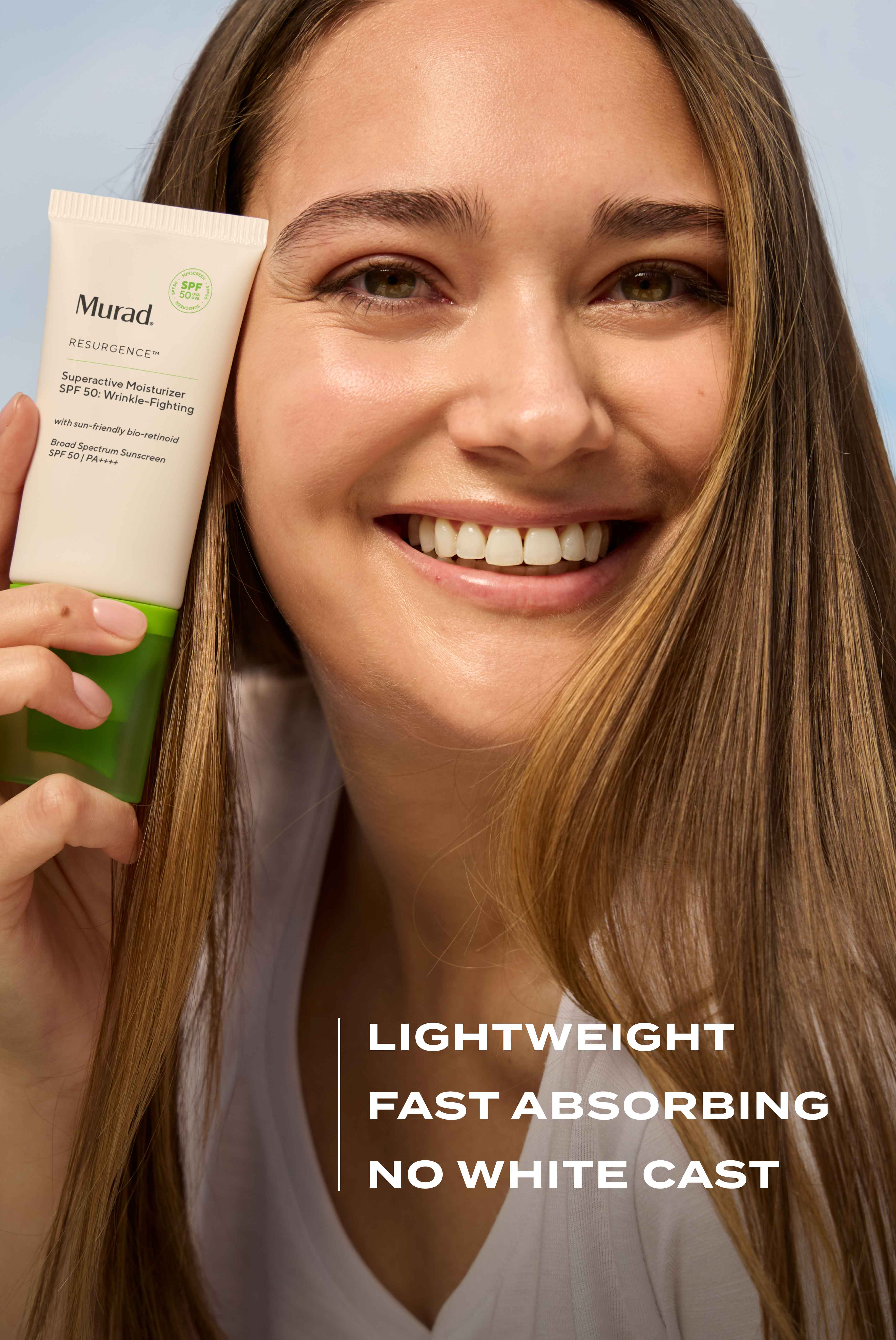 SUPERACTIVE MOISTURIZER SPF 50: WRINKLE-FIGHTING / Crema que reduce líneas de expresión, mejora firmeza, hidrata y protege del sol con protección física.