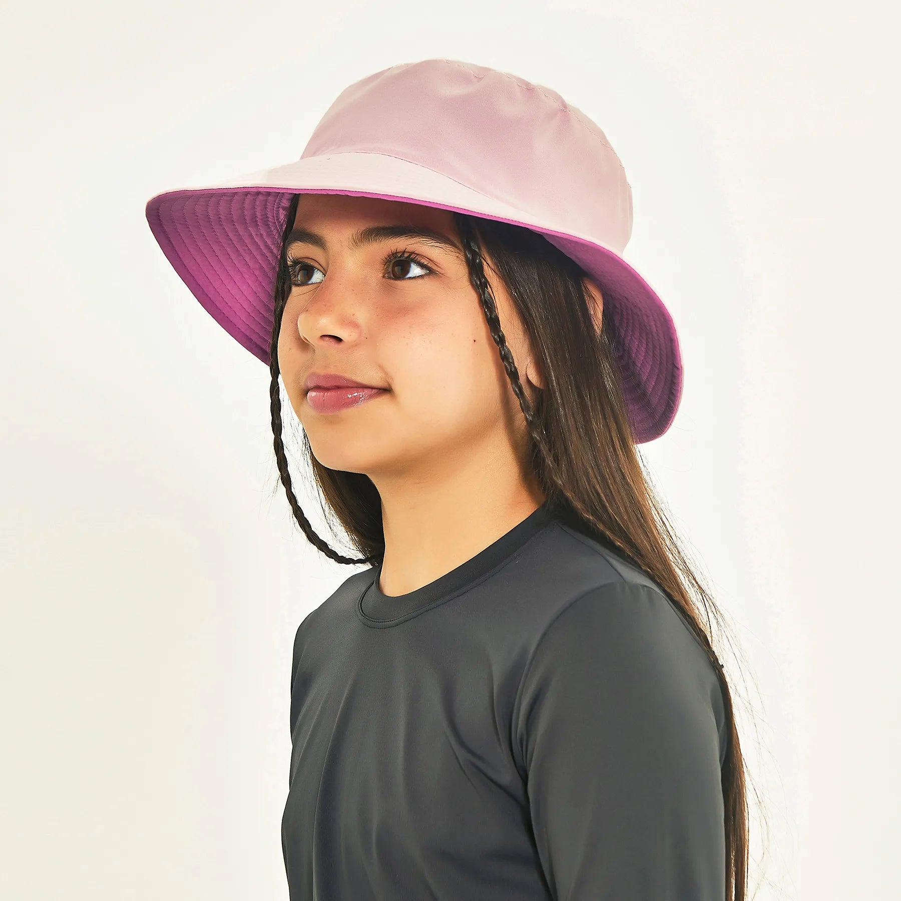 Sombrero California Kids Reversible ROSA - Protección permanente FPU50+