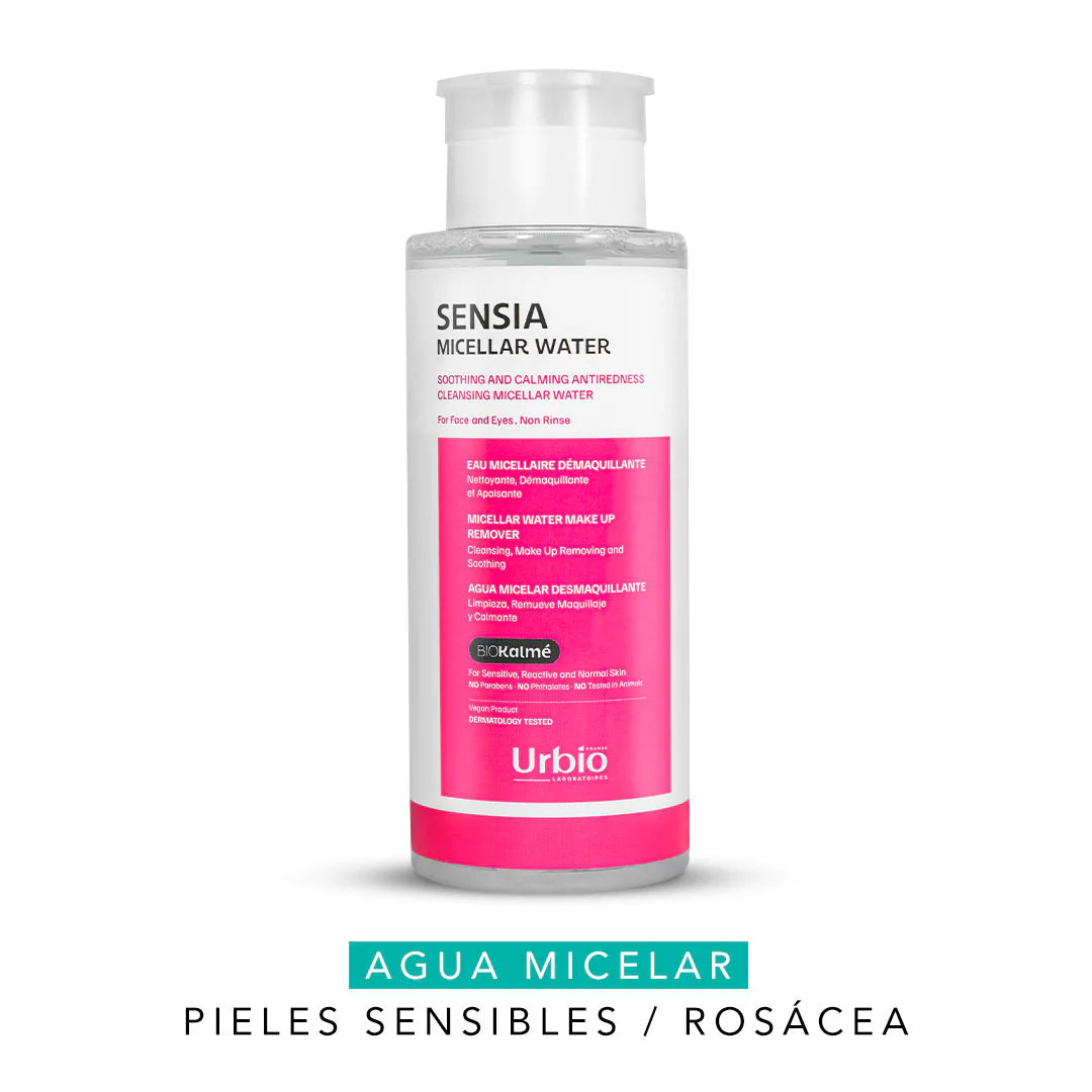 SENSIA Micellar Water 300 ml / Agua Micelar para Pieles Sensibles y Rosácea