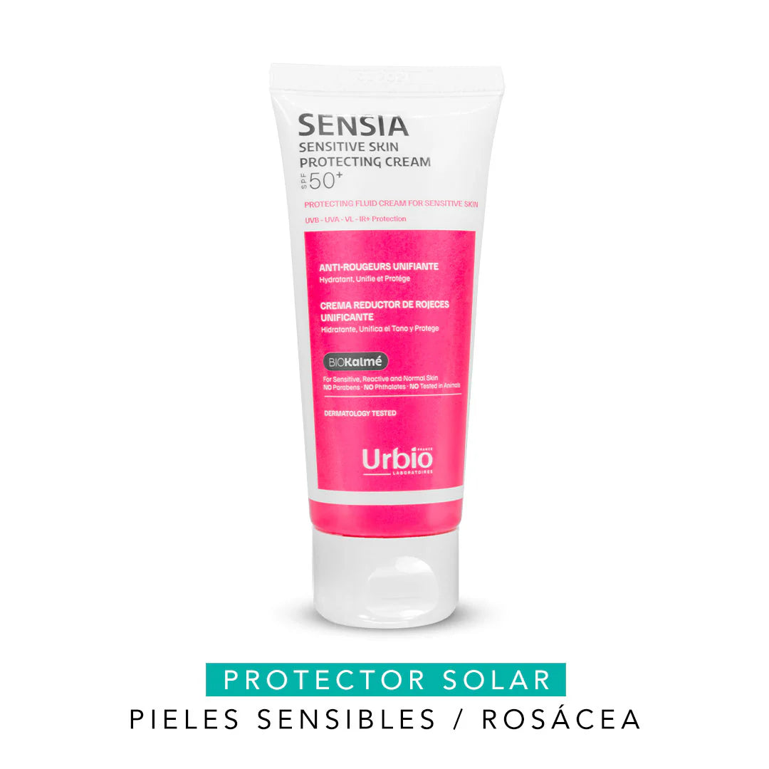 SENSIA Sensitive Skin Protecting Fluid Cream 50+ 40ml / Protector Solar para Pieles Sensibles y Rosácea