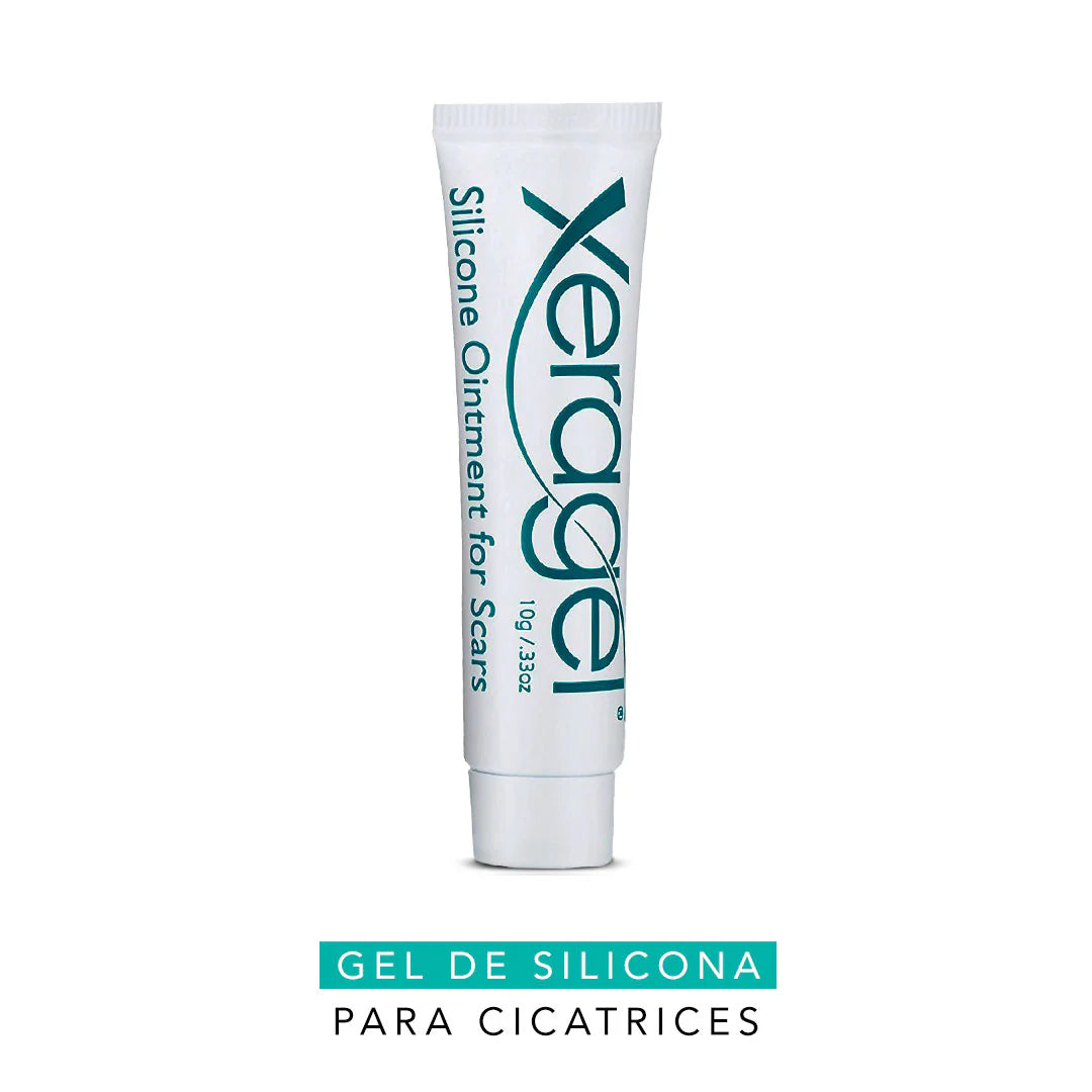 XERAGEL Gel de Silicona 10g / Previene y corrige cicatrices hipertróficas y queloides.