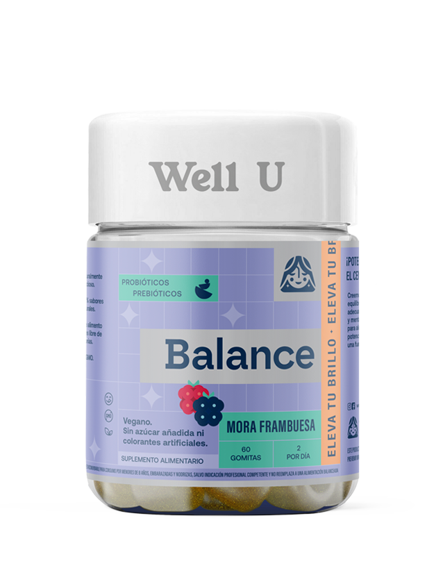Gomitas BALANCE - Probióticos y Prebióticos - Para mejorar tu salud intestinal y fortalecer tu sistema inmunológico