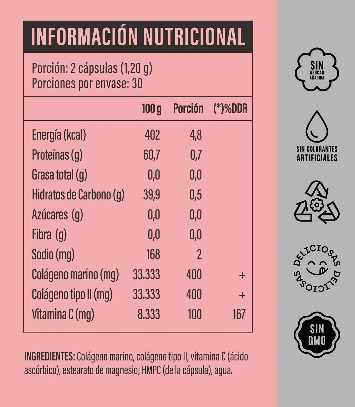Mix de Colágenos Hidrolizados - Suplemento Alimentario para fortalecer tu piel, huesos, articulaciones y cartílagos desde adentro