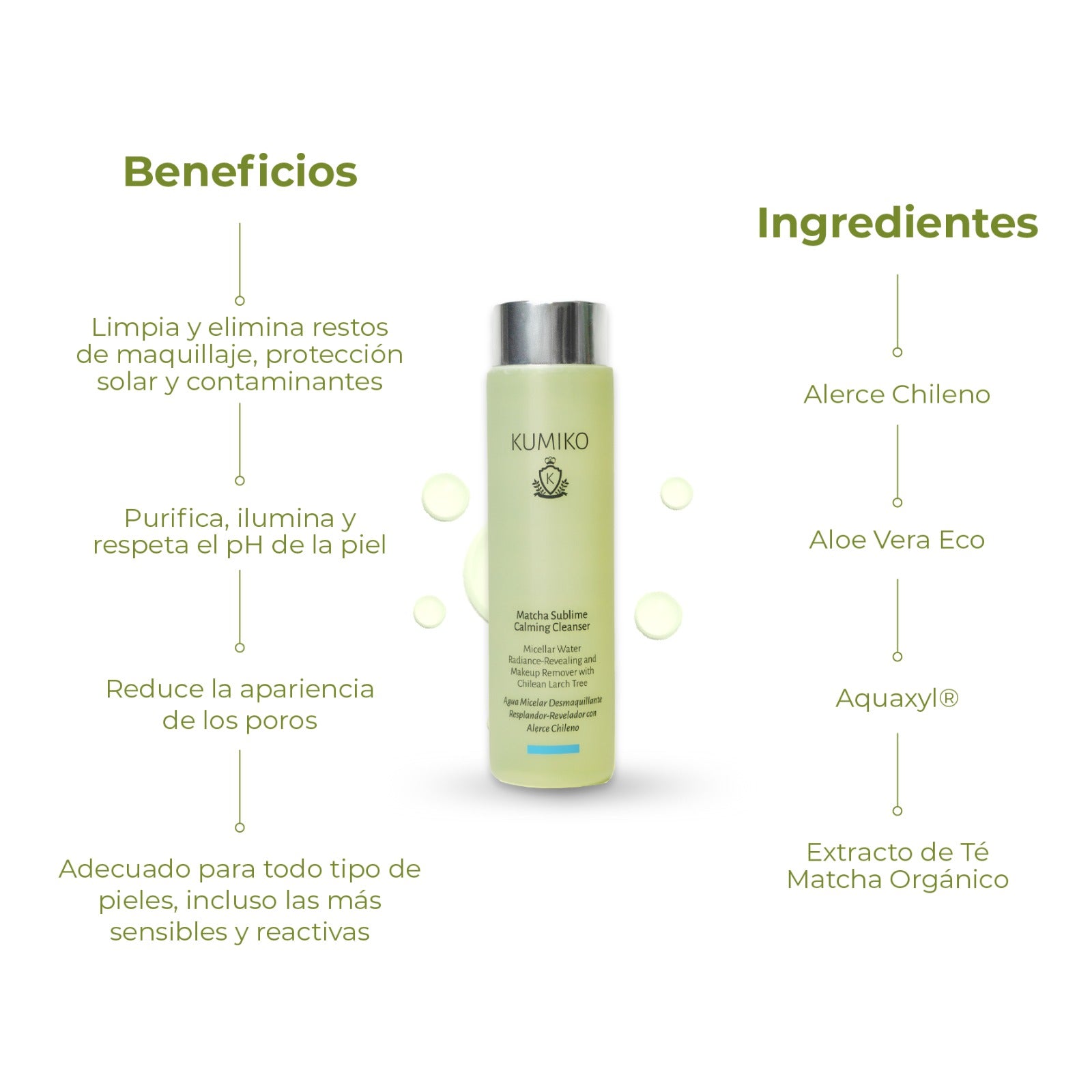 Matcha Sublime Calming Cleanser / Limpiador para piel sensible