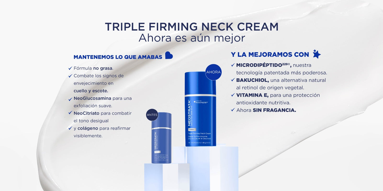 Triple Firming Neck MDP Cream - Crema para cuello y escote con efecto lifting ★ BEST UP ★