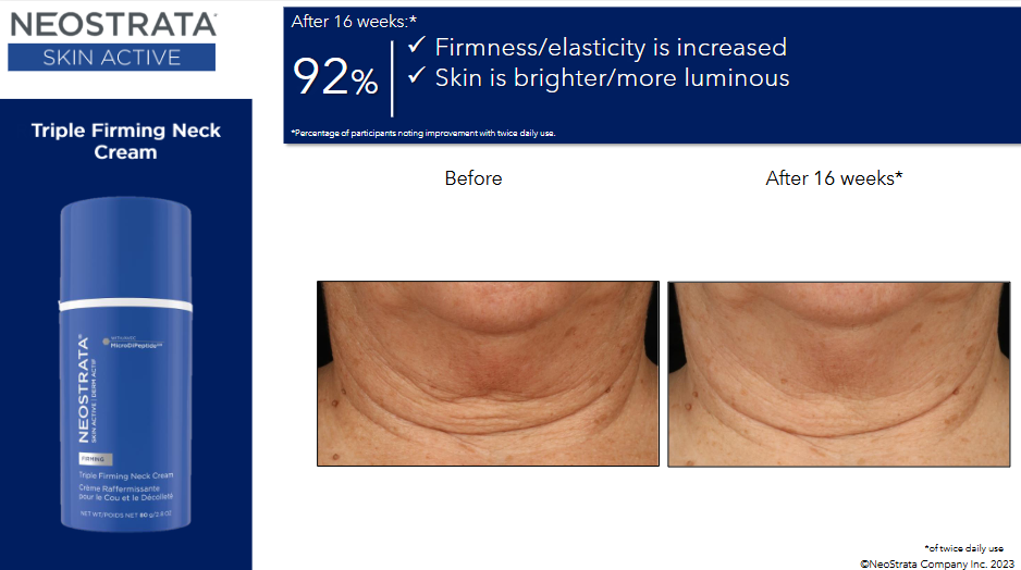 Pack Cuello Firme 360° trabaja por fuera y por dentro - Crema antiedad cuello y escote + GLISODIN