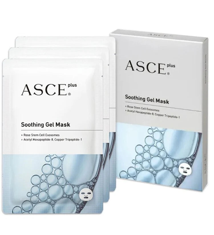 ASCE Plus Soothing Gel Mask - Mascarilla facial refrescante y calmante que contiene exosomas