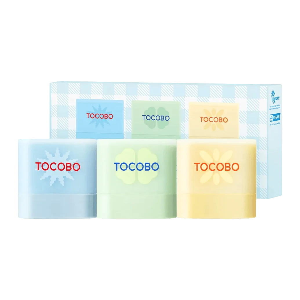 Tocobo Triple Mini Sun Stick Trio - Protector Solar SP50+ en barra versión miniatura