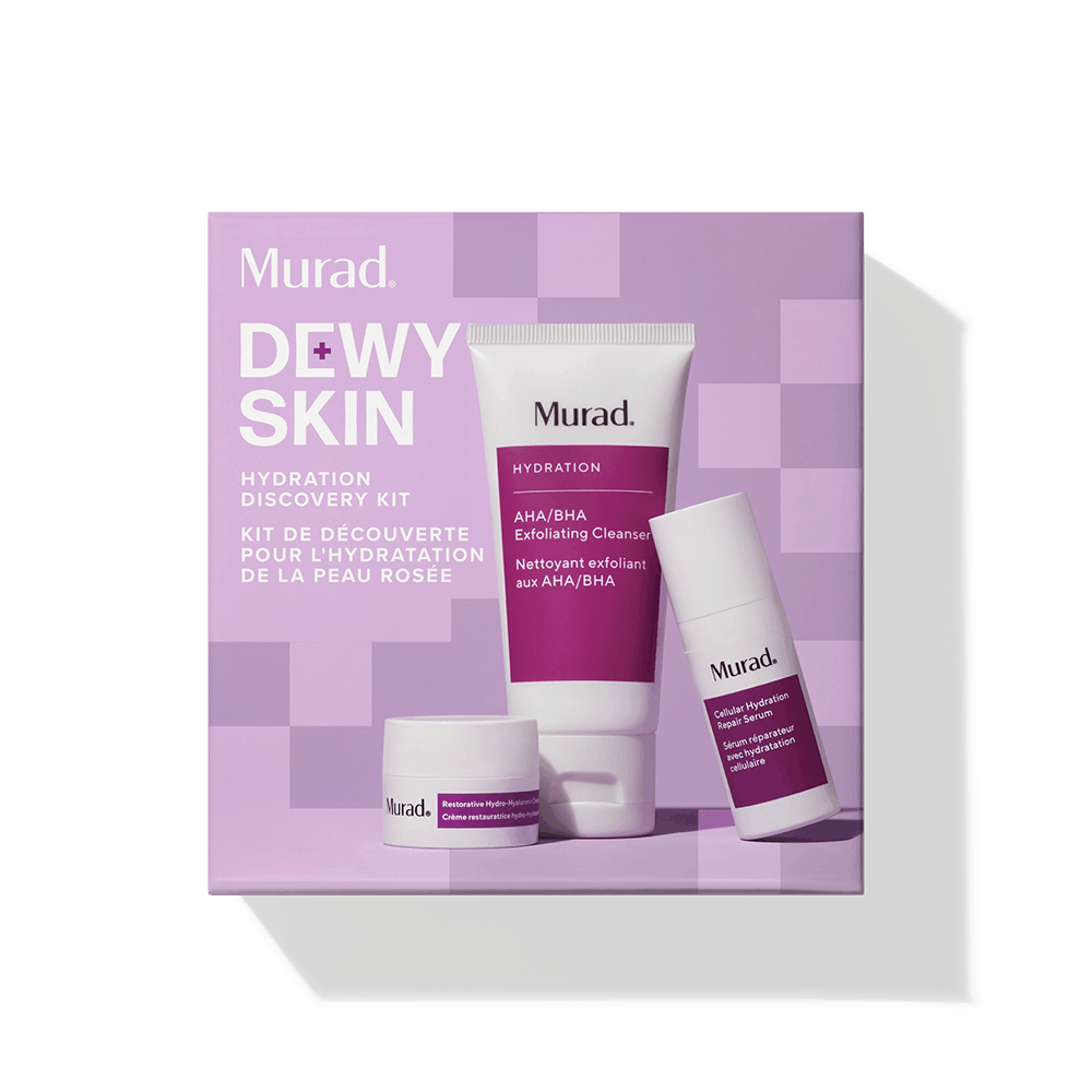 Dewy Skin Hydration Discovery Kit - Piel Hidratada | Exfoliante, Sérum y Crema con Ácido Hialurónico
