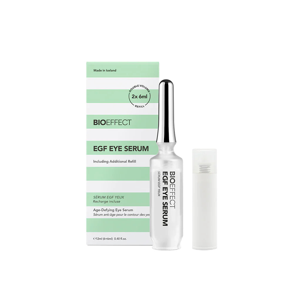 Bioeffect EGF Eye Serum With Refill - Suero para ojos EGF (factores de crecimiento) avanzado + recarga incluida
