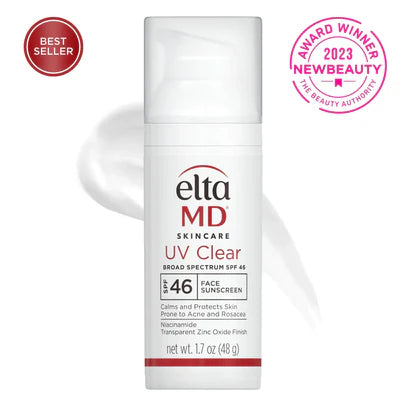 UV Clear SPF 46 sin Color / Protector Solar para piel grasa, mixta, acné y rosácea #1 ventas en USA ★ BEST UP ★