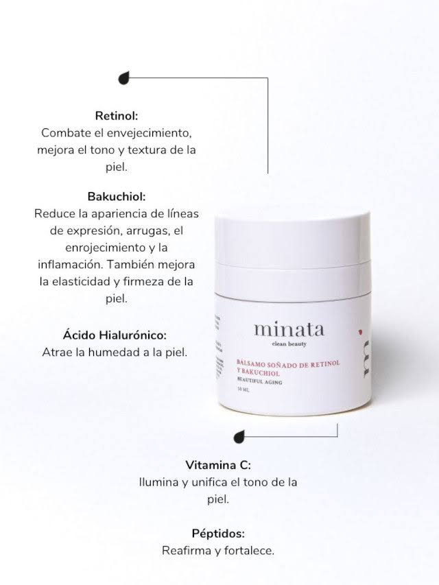 Bálsamo Soñado de Retinol y Bakuchiol / Crema antienvejecimiento de noche