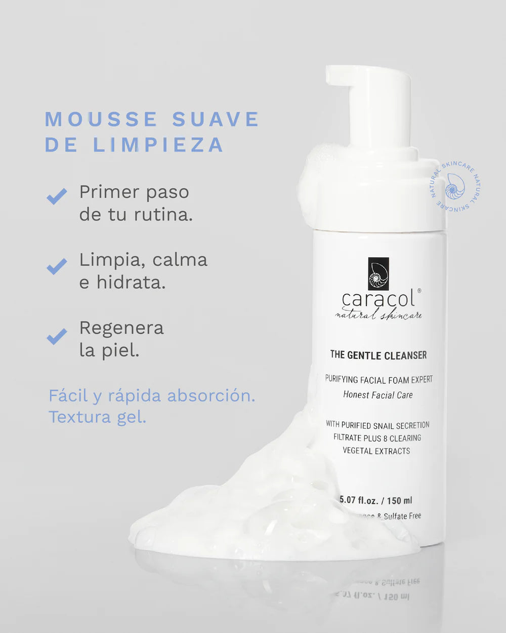 The Gentle Cleanser Foam - Suave Mousse de Limpieza de Rostro
