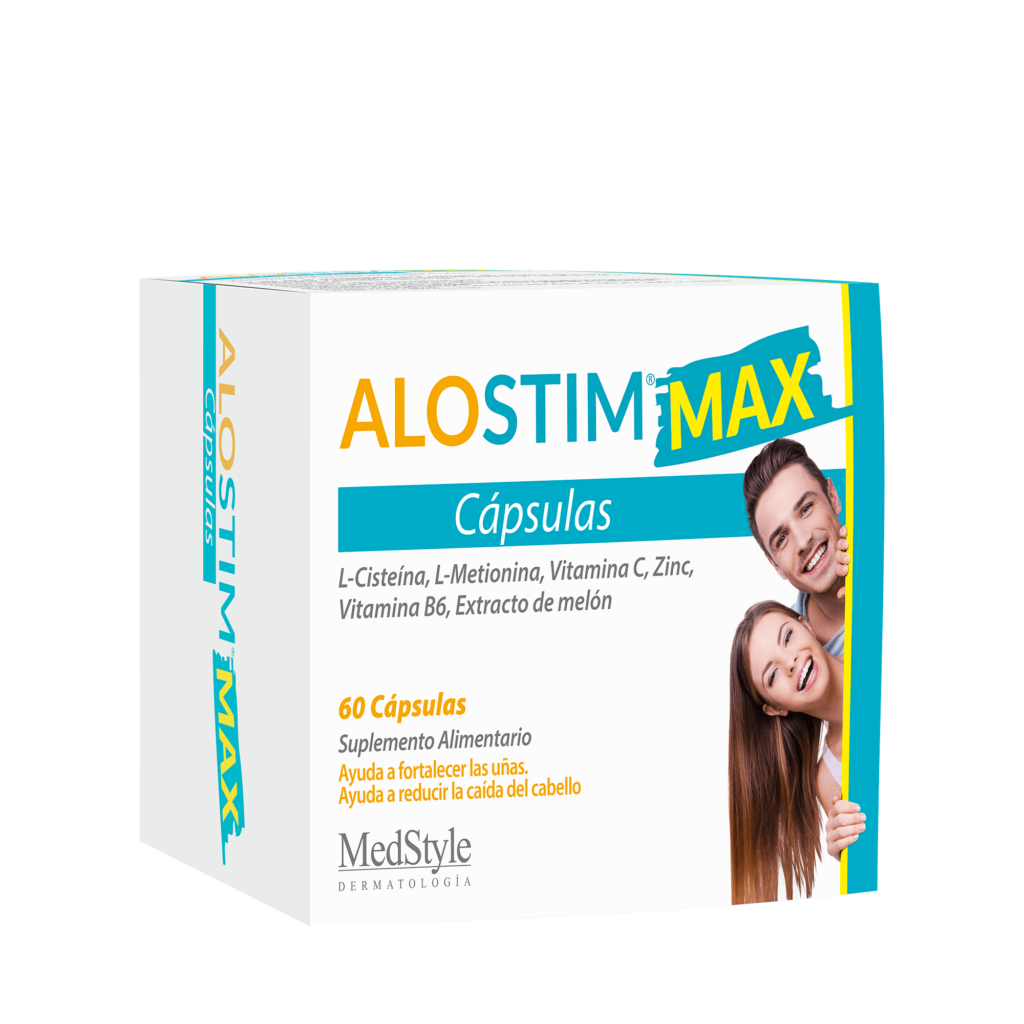 Alostim MAX con SOD (Superóxido Dismutasa)- Ayuda a mejorar calidad de piel, fortalecer uñas y reducir la caída del cabello