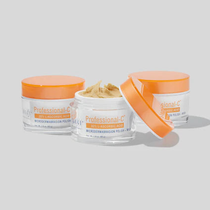 Professional-C Microdermoabrasion Polish + Mascarilla - Mascarilla facial de vitamina C de doble acción