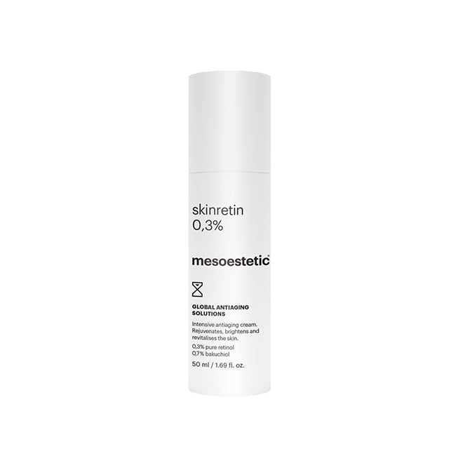 Skinretin 0,3% - Crema con retinol puro y bakuchiol con acción antiedad global para tratar arrugas, manchas, pérdida de luminosidad y elasticidad de la piel