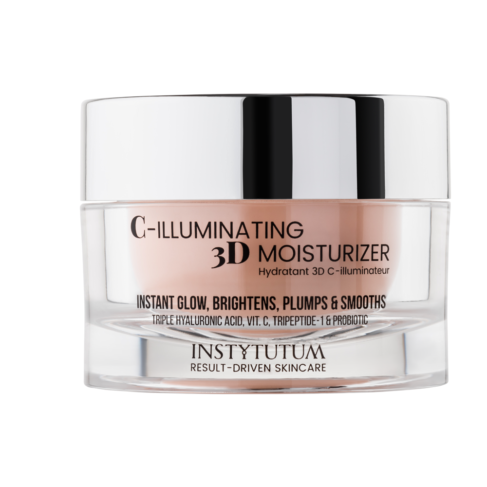 C-Illuminating 3D-Moisturizer / Crema antienvejecimiento antioxidante iluminadora con tri-péptidos y probióticos
