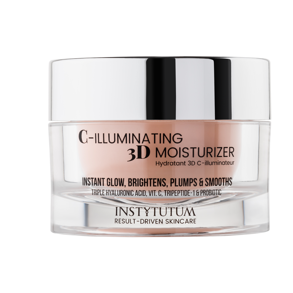 C-Illuminating 3D-Moisturizer / Crema antienvejecimiento antioxidante  iluminadora con tri-péptidos y probióticos