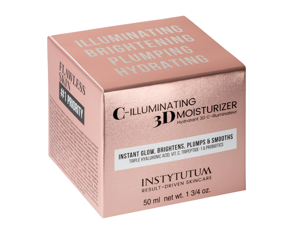 C-Illuminating 3D-Moisturizer / Crema antienvejecimiento antioxidante iluminadora con tri-péptidos y probióticos