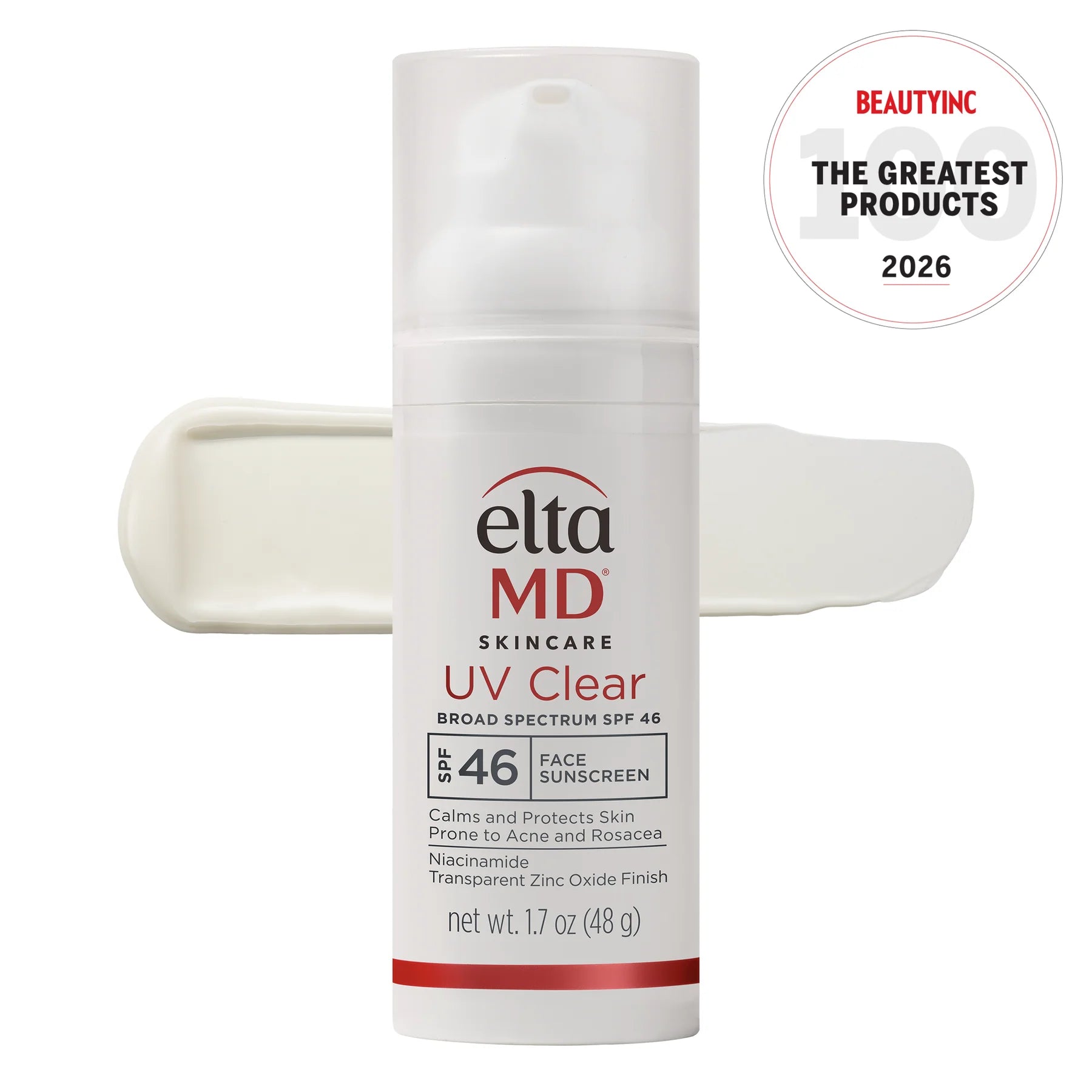 UV Clear SPF 46 sin Color - Protector Solar Mineral para Piel Grasa, con Acné o Rosácea | Hipoalergénico y No Comedogénico ★ BEST UP ★